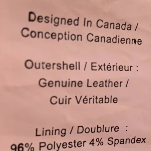 Danier moto peplum leather jacket - Picture 12 of 15